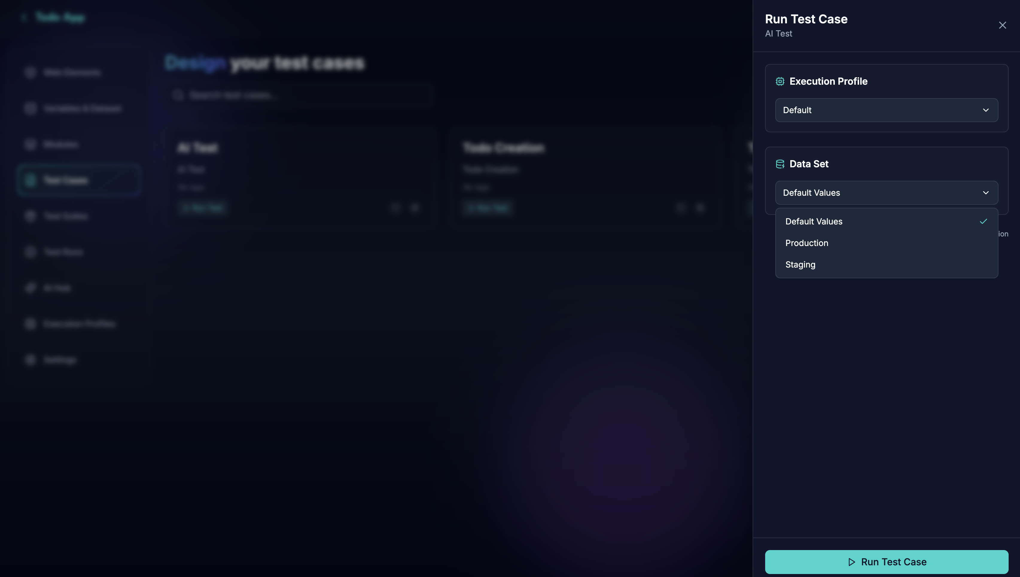 Run Test Case