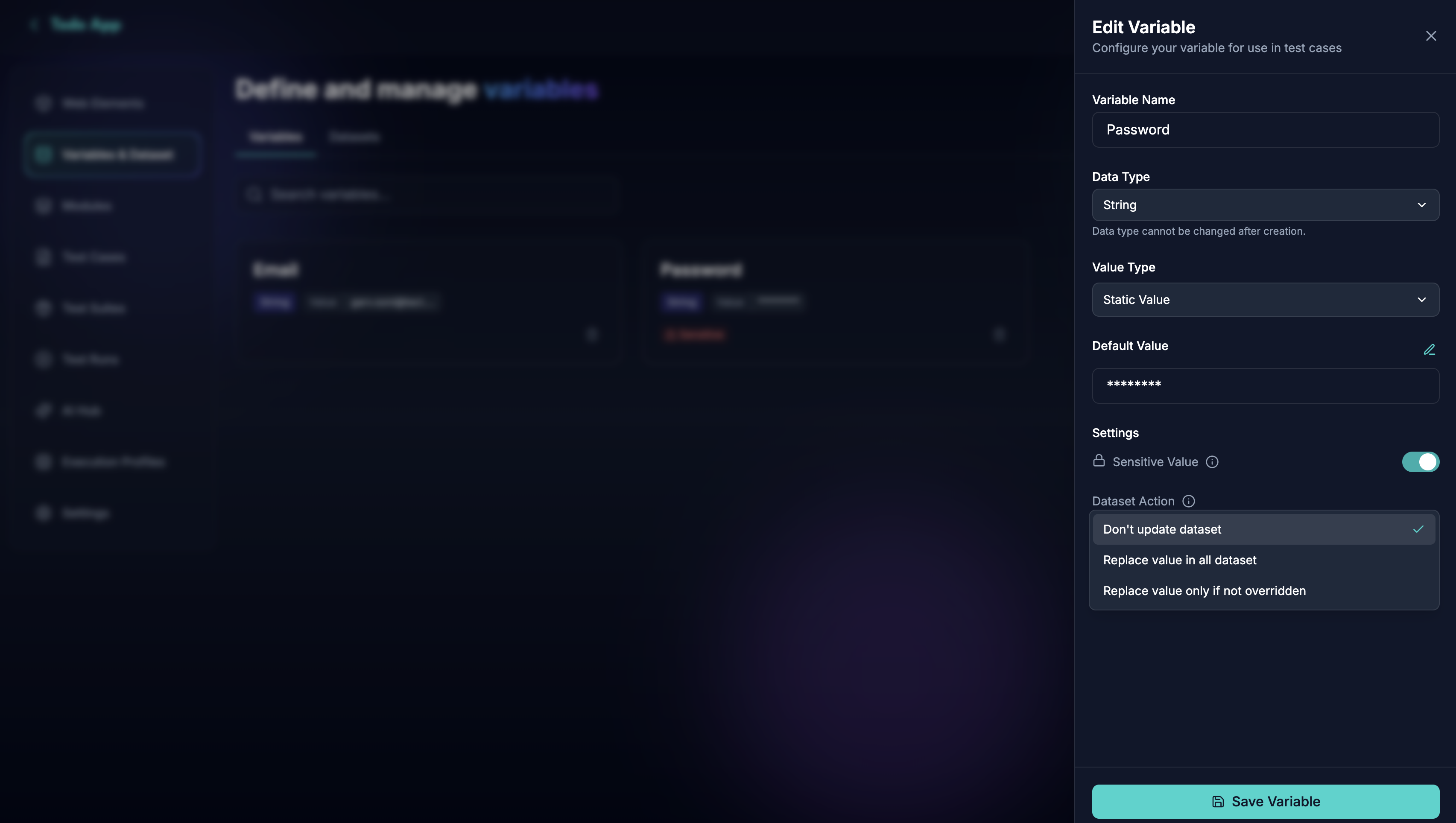Update Variable